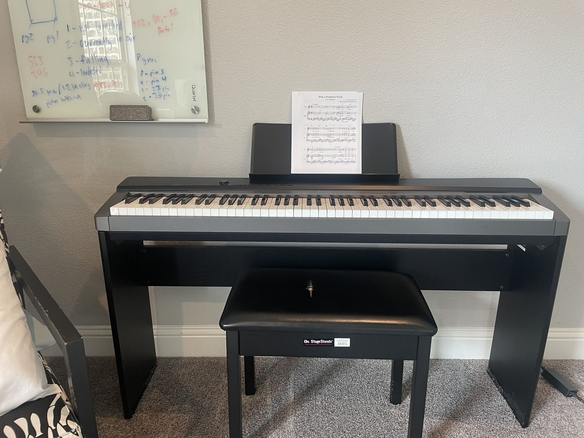 Piano With Pedestal N Bench - Casio PX-130