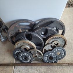Olympic Weight Set With Bar $230