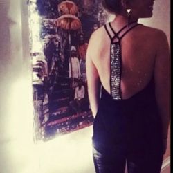 Lost Striped French Nautical Dress Size Medium