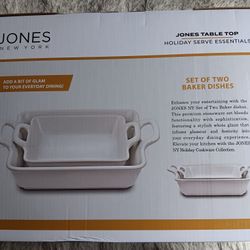 New Set of 2 Baker Dishes