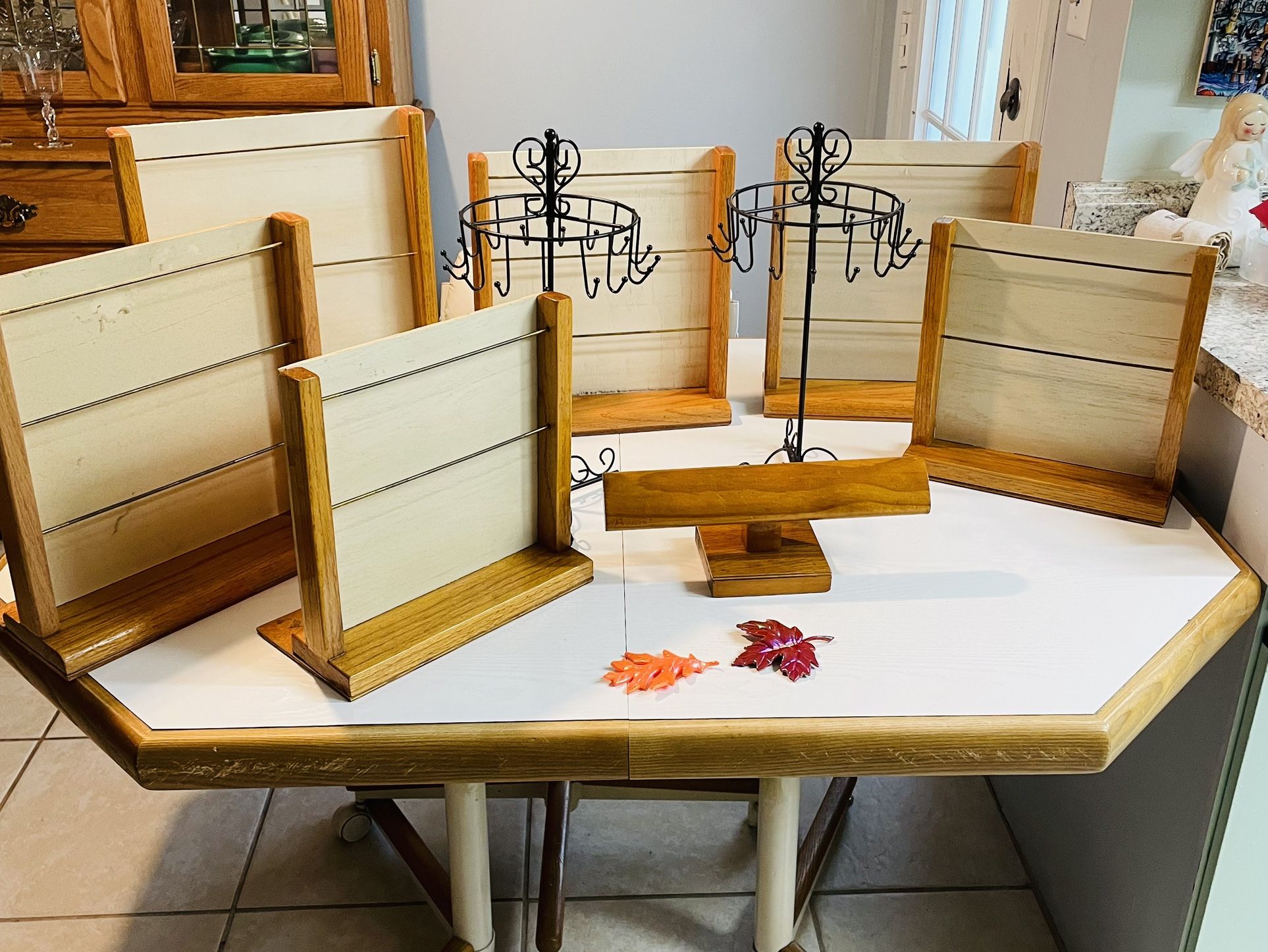 Oak Jewelry Displays
