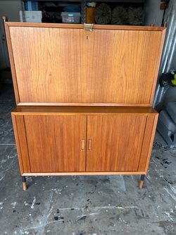 Mid Century Secretary Desk Modular Unit