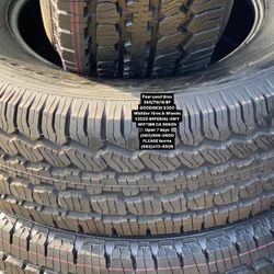 SET OF FOUR ALMOST NEW TIRES 265/70/16 BFGOODRICH 