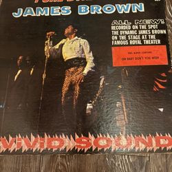 vintage james brown pure dynamite record