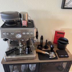 Breville Barista Express Espresso Machine with LOTS of accessories (included)