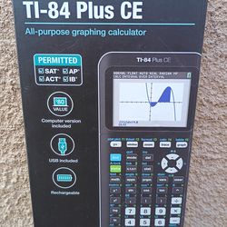 TI-84 PLUS CE CALCULATOR