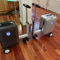 Electric Suitcase Scooters with TSA Locks