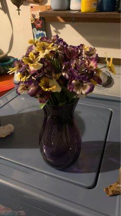 Purple vase