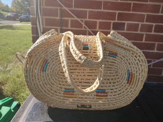 Oversized woven bag $14
