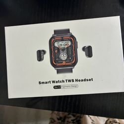 Smart Watch With Headset 