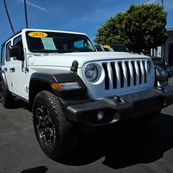 2021 JEEP WRANGLER UNLIMITED S SPORT UTILITY 4D 