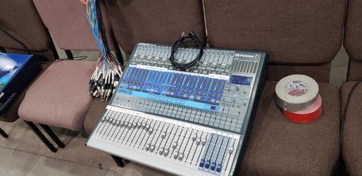 PreSonus mixer studio Live 24.42 con snake diseñada especial para la mixer