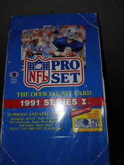 NFL pro set 1991 series 1 cards new