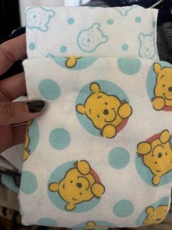 Pooh receiving blankets