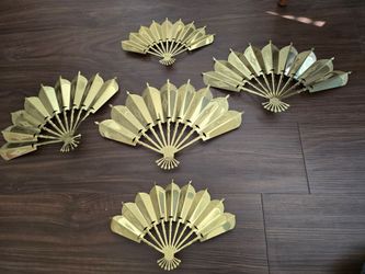 Vintage Brass wall fans home interiors