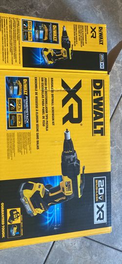 DEWALT 20V MAX XR Brushless Drywall Screw Gun DCF630E1 Battery Charger Included