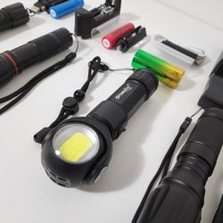 5pcs Boruit Skywolfeye Flashlights Lot

