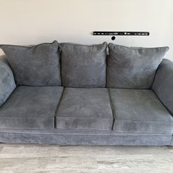Soft Blue Couch 