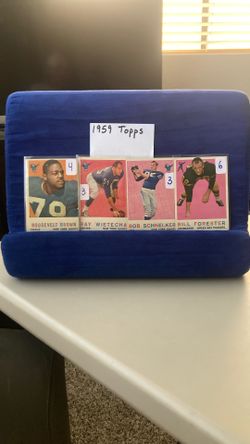 1959 Topps football includes Sam Huff RC