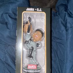 Chicago White Sox “Jenks + A.J.” 2005 World Series Celebration bobblehead
