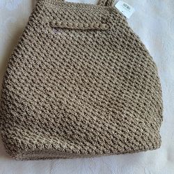 Liz Claborne Crochet Backback Purse