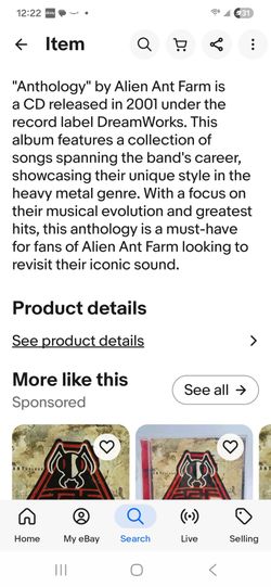 Alien Ant Farm Anthology CD