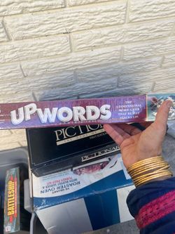Vintage 1997 Upwords Family Board Game Milton Bradley ~Excellent Condition!