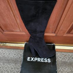 Black Express Boots Size 7