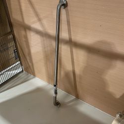 Bathroom, handicap, grab bar, stainless steel