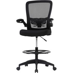 Executive Chair With Adjustable Height & Swivel, 250 Lb. Capacity, Black