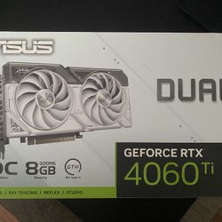 Asus Dual GeForce RTX 4060 ti White OC Edition 8GB GDDR6