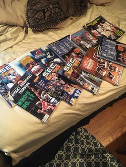 Old Uk sports yearbooks, magazines, etc.