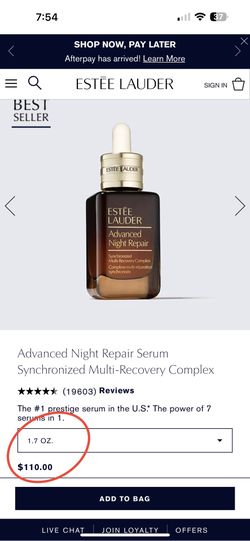 Advanced Night Repair Serum Synchronized Multi-Recovery Complex