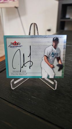 2000 Fleer Derrek Lee Auto Florida Marlins