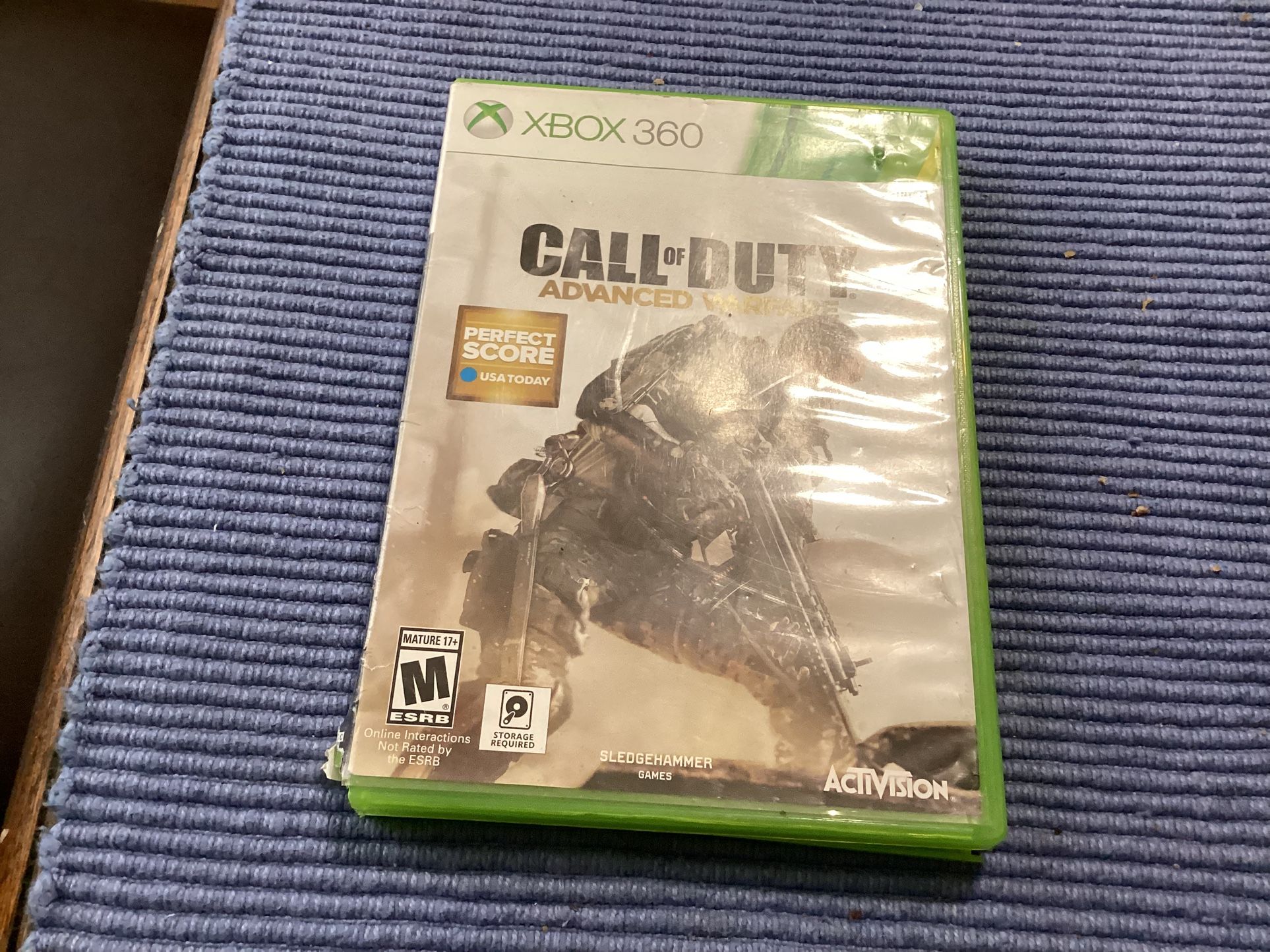 Xbox 360 Call Of Duty Advanced War Fare Game
