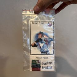 Nolan Ryan card and pin