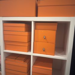 Authentic Hermes Dior Empty Shoes Bag Gift  Box Oran Chypre Sandals 