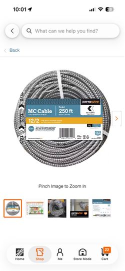 12/2 mc electrical wite