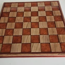 Cherry, Epoxy And Padauk Chessboard 