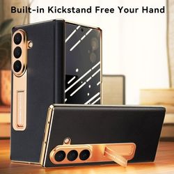 Samsung Galaxy Z Fold 7 Phone Case,Luxury Genuine Leather