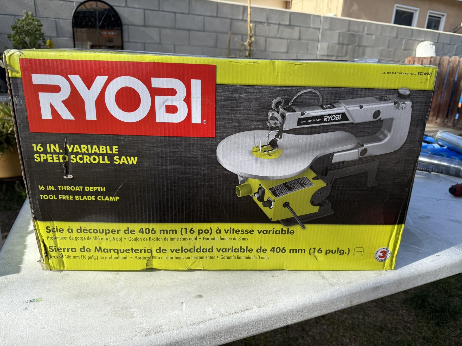 RYOBI 1.2 Amp Corded 16 in. Scroll Saw