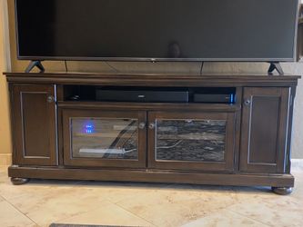 72" TV Stand / Media Console – Dark Brown – $200