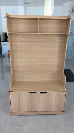 Entry closet cabinet