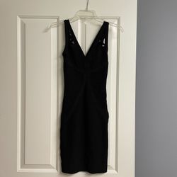 Vintage BeBe Black Bodycon Dress, Women, S