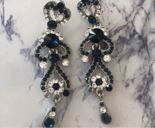 Women’s Jewelry Desi Pakistani Afghan Earrings Gift Preowned