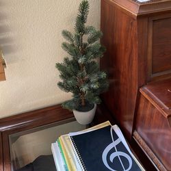 Miniature Potted Artificial Tree