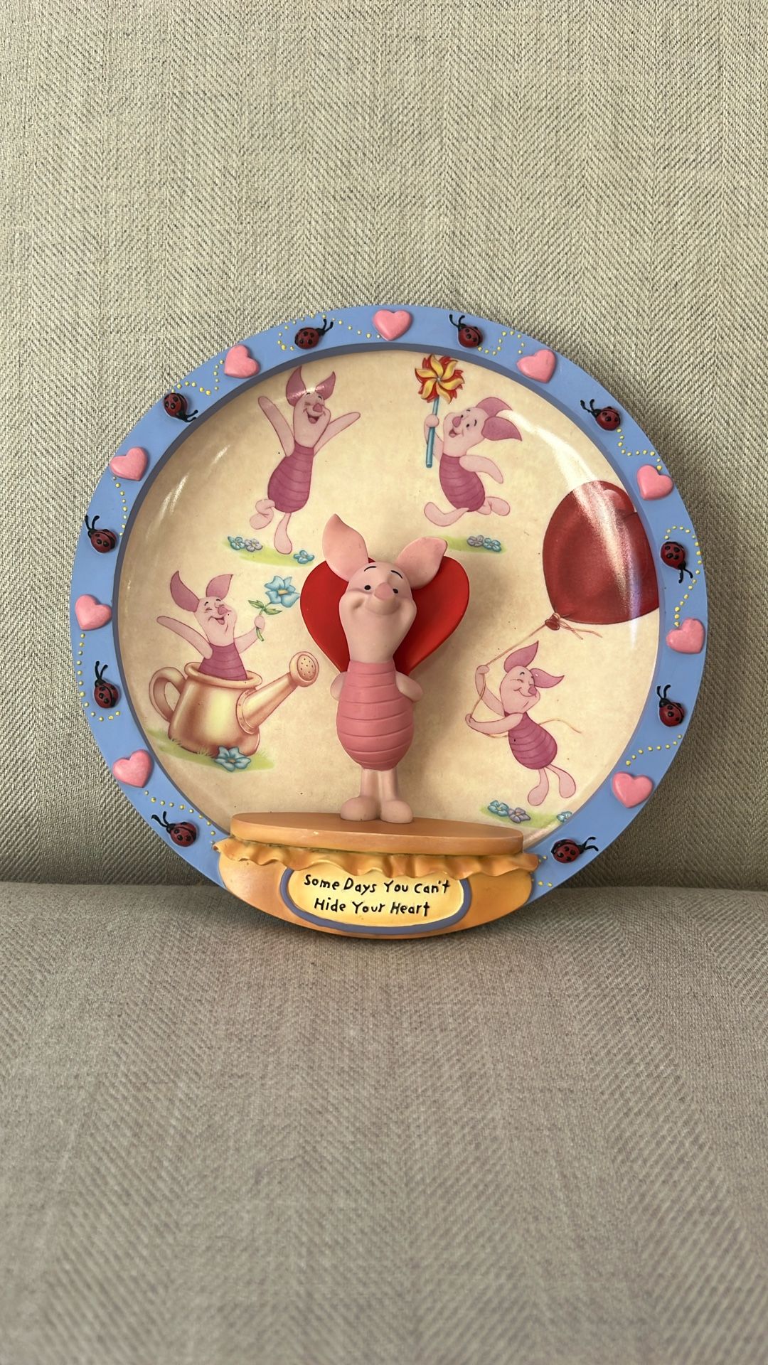 Bradford Exchange 3D Plate Piglet