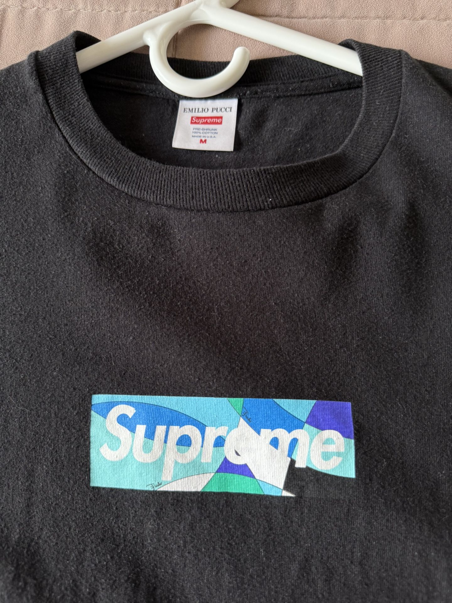 Supreme x pucci Box Logo Tee Size MEDIUM