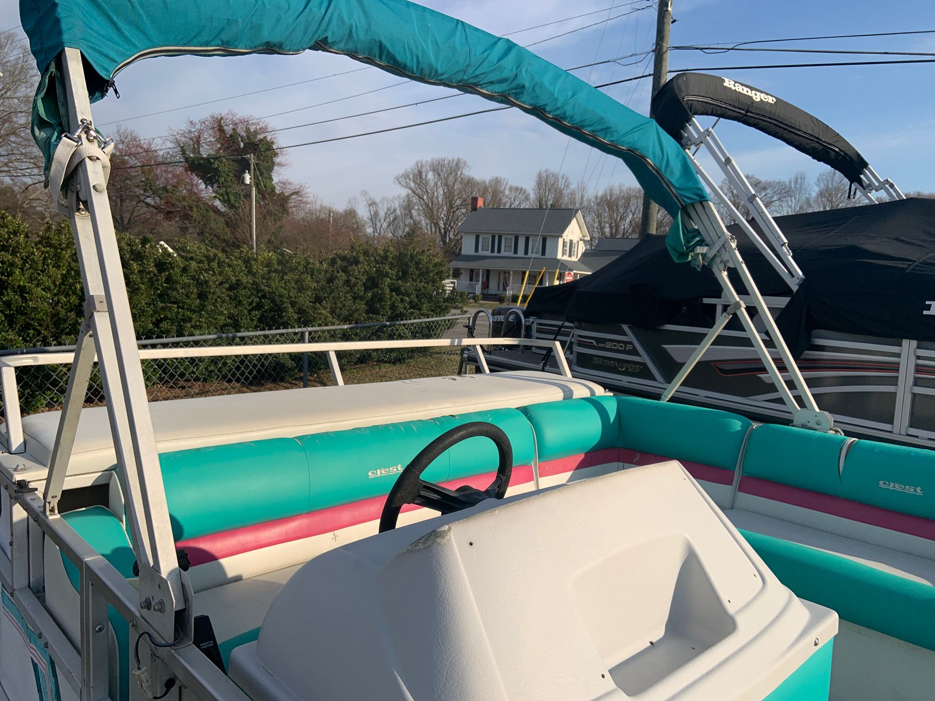 1994 Crest 18ft Pontoon Boat for Sale in Denver, NC - OfferUp