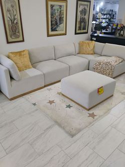 White sectional